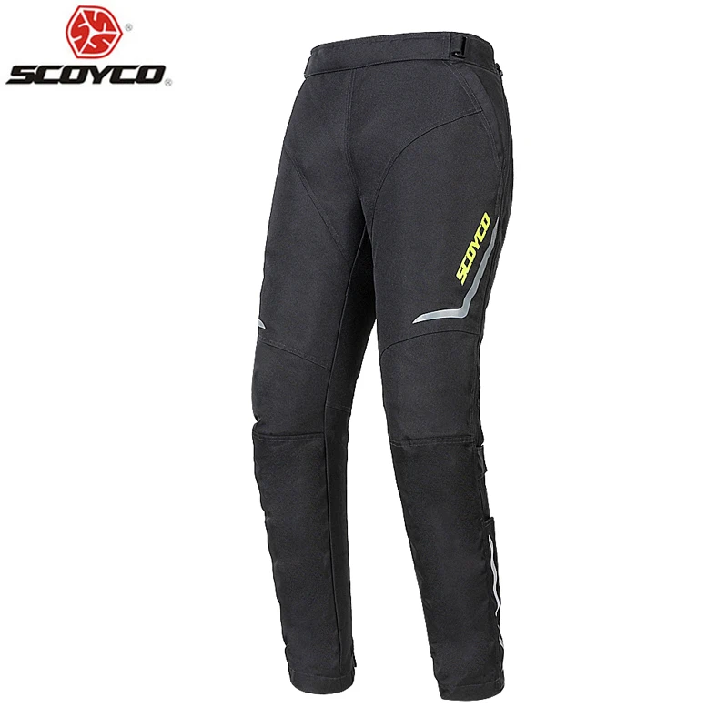 

SCOYCO Motorcycle Pants men Motocross Keep Warm Pantalon Moto Riding Trousers Pants With Knee Protective Gear P072