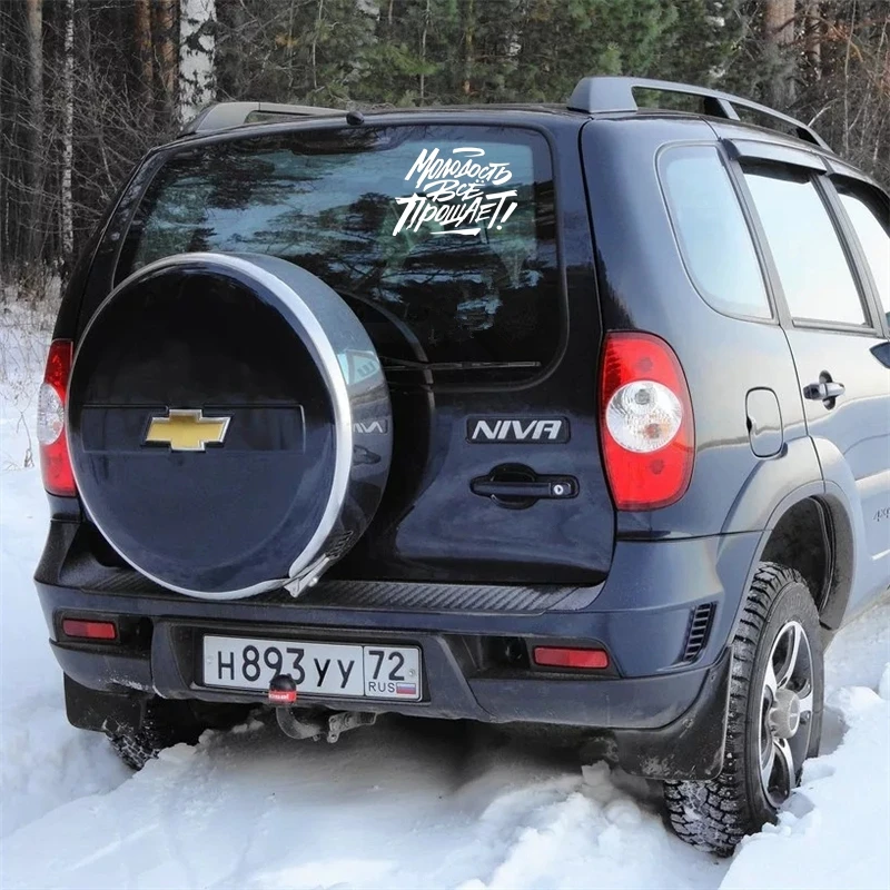 

CK20085# Various Sizes Vinyl Decal Youth Forgives Everything Car Sticker Waterproof Styling Decor on Truck Bumper Rear Window