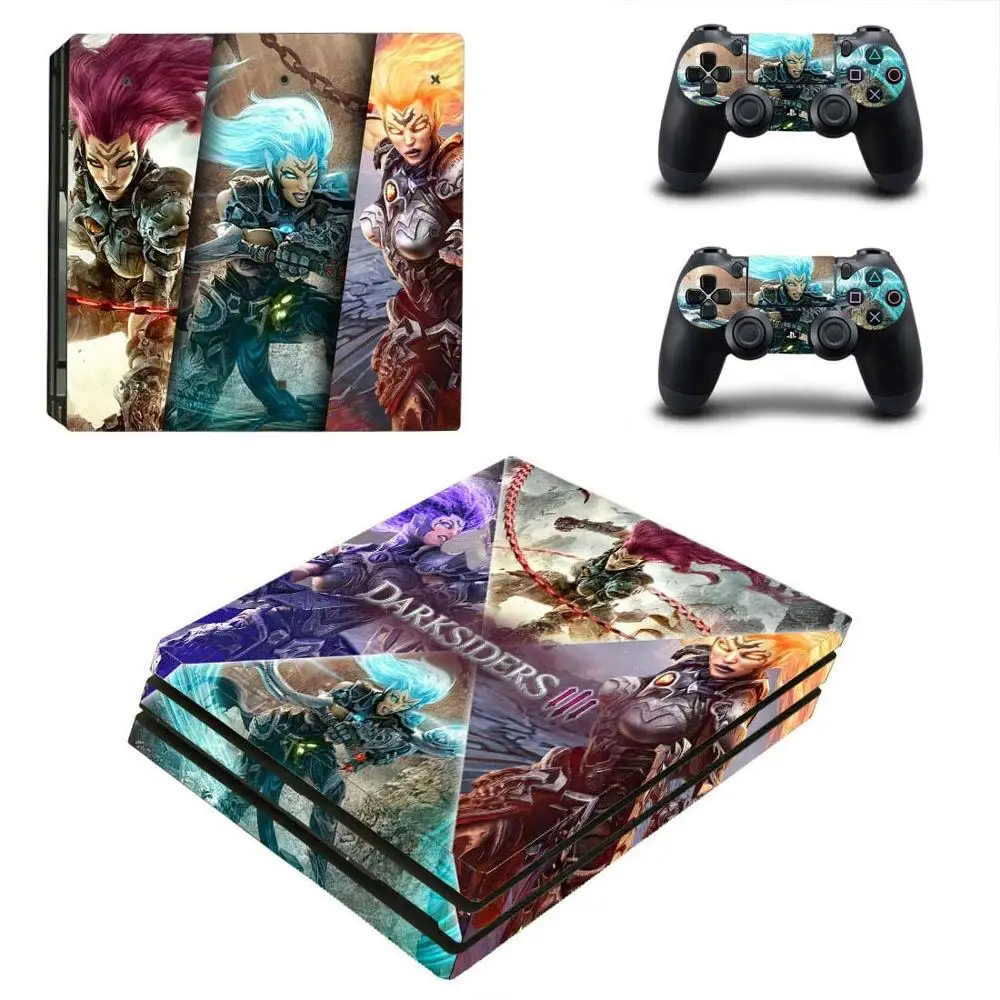 PS4 Pro Darksider 3 стикер s PS 4 Play station виниловые наклейки на кожу Pegatinas для playstation консоль и