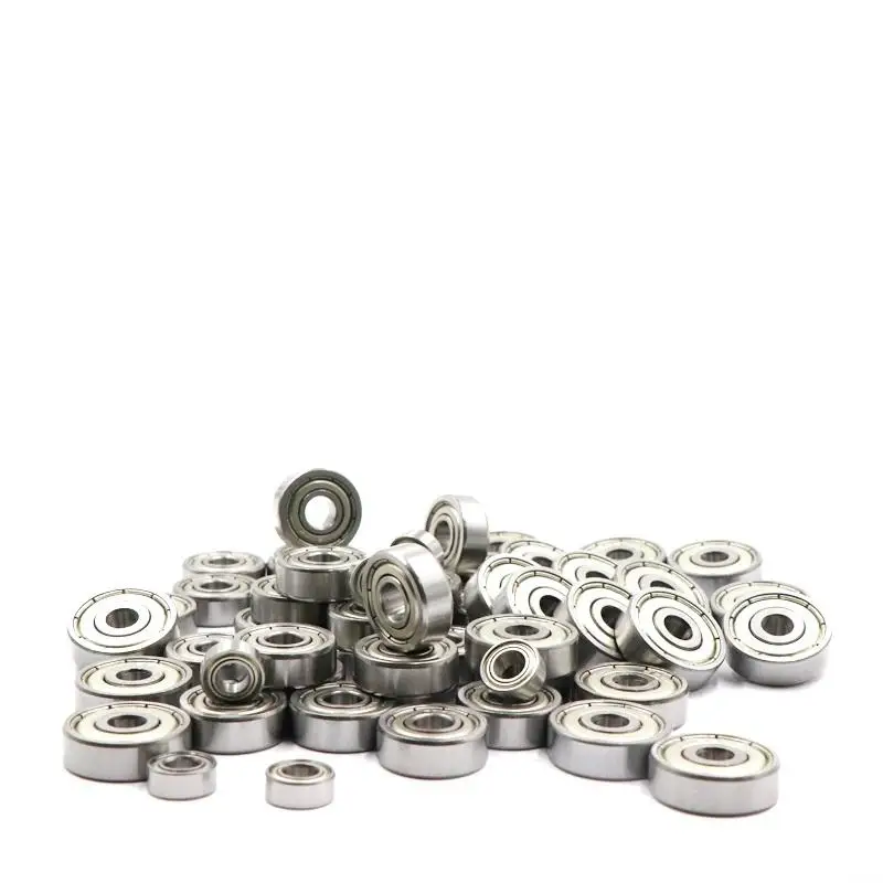 

10PCS double shield miniature high carbon steel bearing 608zz 623zz 624zz 625zz 635zz 626zz 3D printer parts flange wheel
