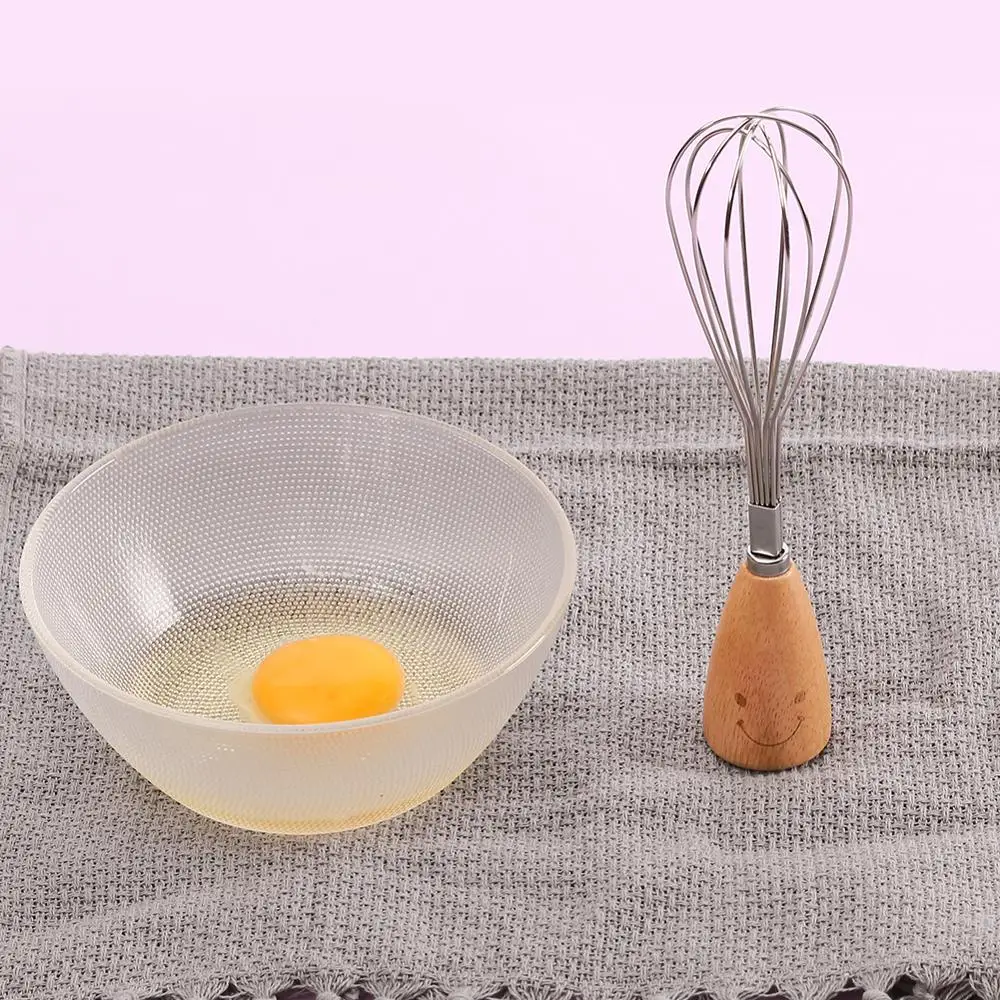 Венчик с деревянной ручкой для крема молока кофе масла напитков Ручной смеситель