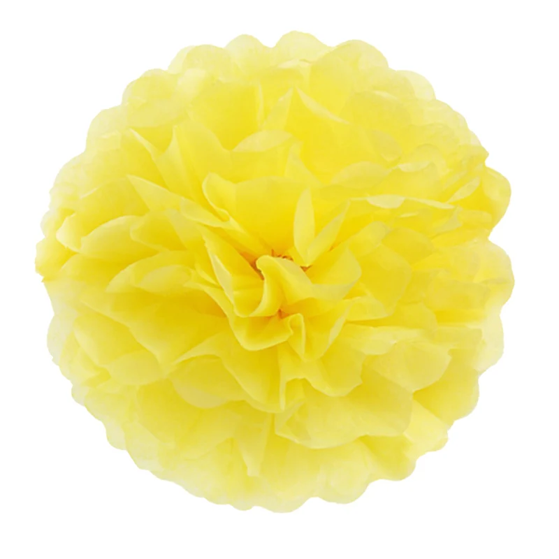 Yellow День рождения Единорог вечерние украшения DIY Единорог рога ресницы ухо стикер 20 см бумага Pom Poms Baby Shower вечерние аксессуары для фона - Цвет: Yellow