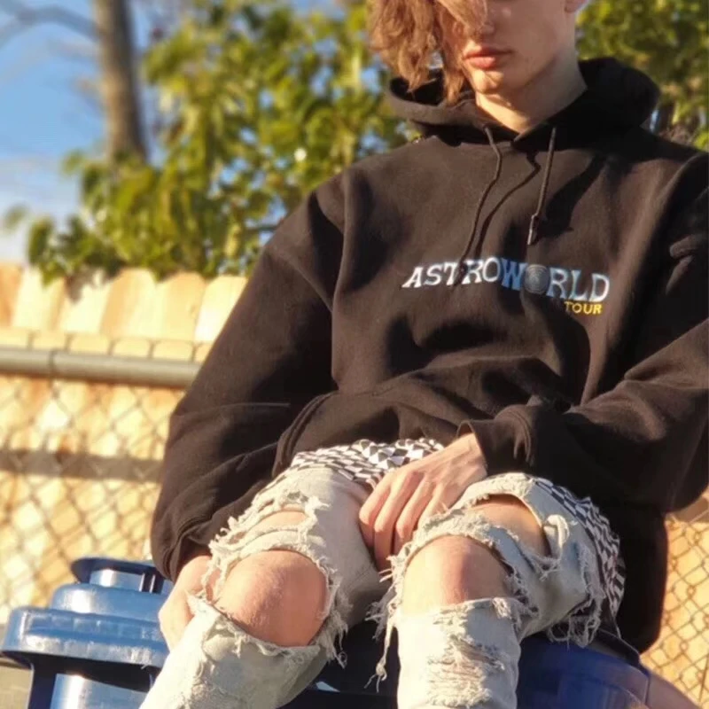 2020ss принтом Трэвиса Скотта тур Astroworld худи для женщин мужчин 1:1 лучшее качество