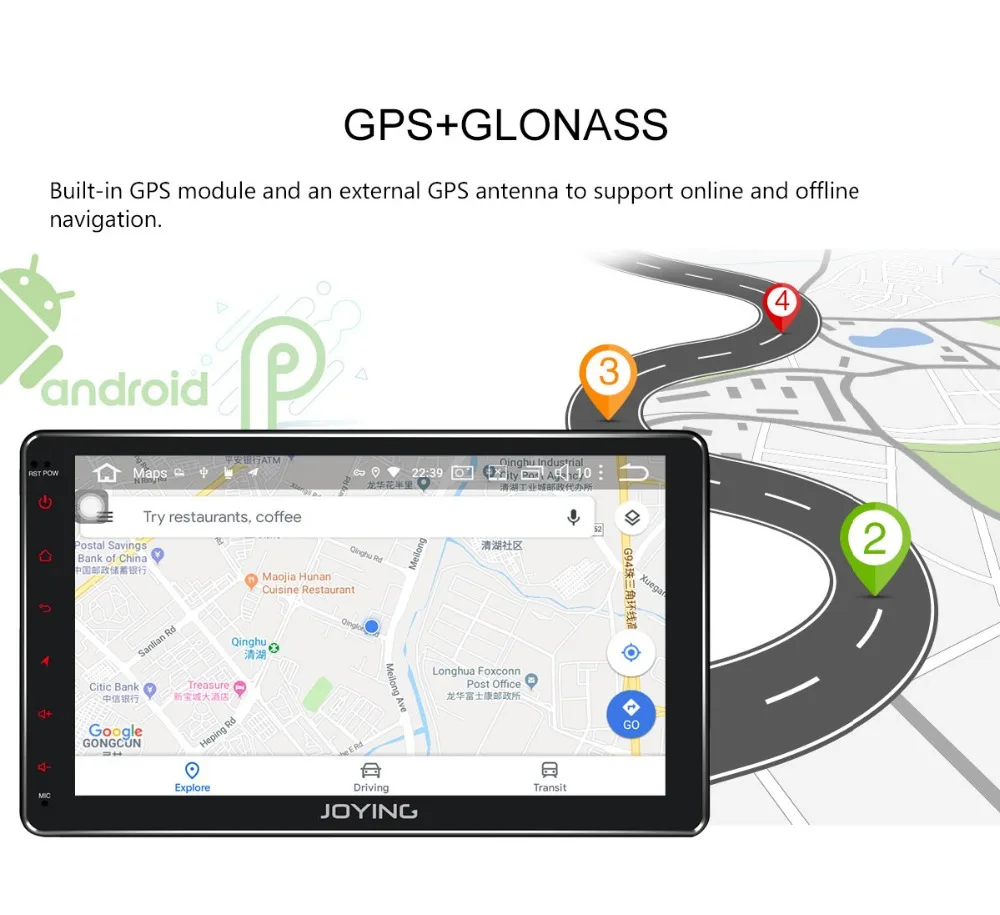 JOYING 2 din Автомобильный Радио плеер Android 9,0 головное устройство Автомобильный мультимедийный 10," ips DSP gps приемник Авторадио SWC Универсальный Авторадио