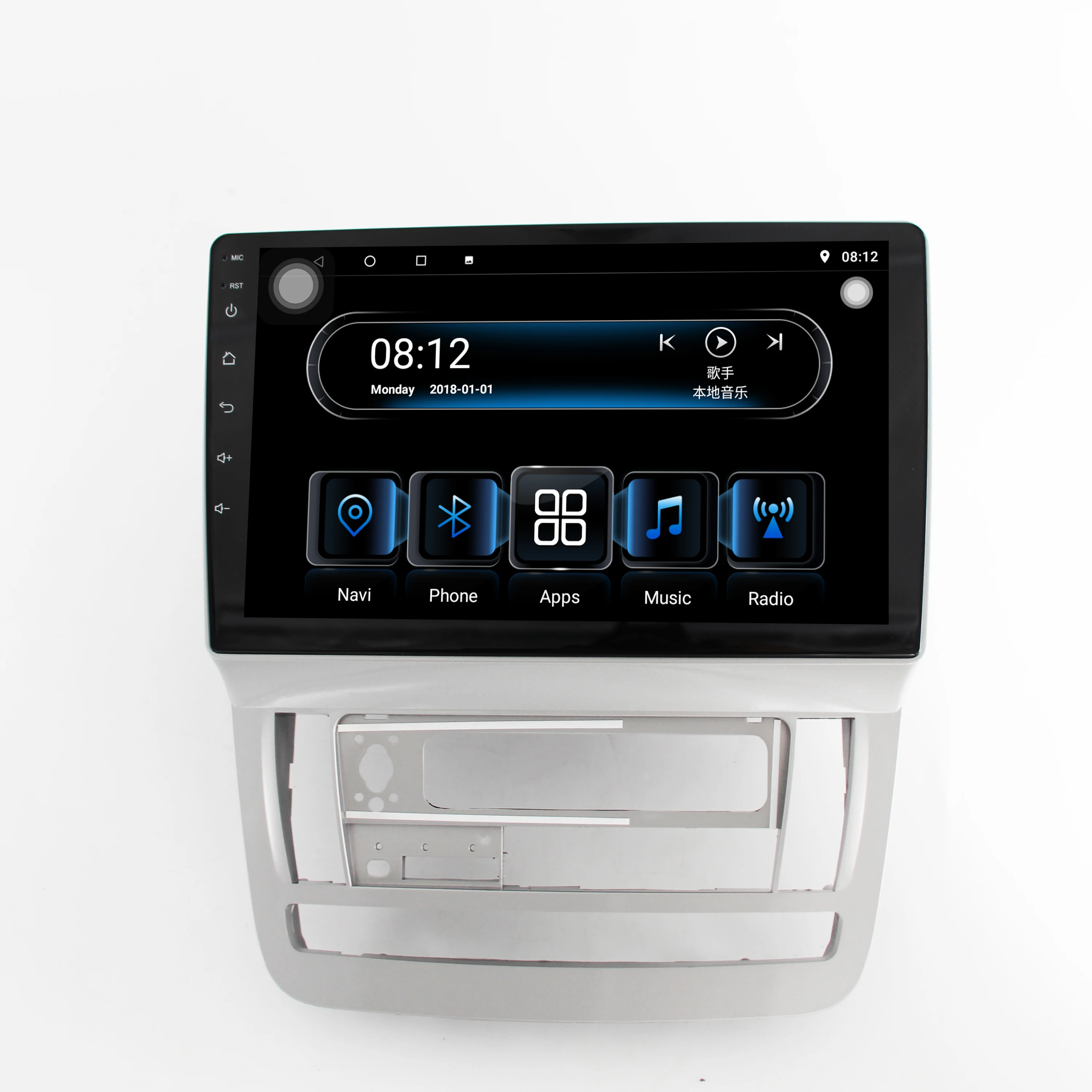 1din Android9.1 8 ядерный Ram4g Rom64 g автомобильный мультимедийный плеер для Toyota alphard с DSP