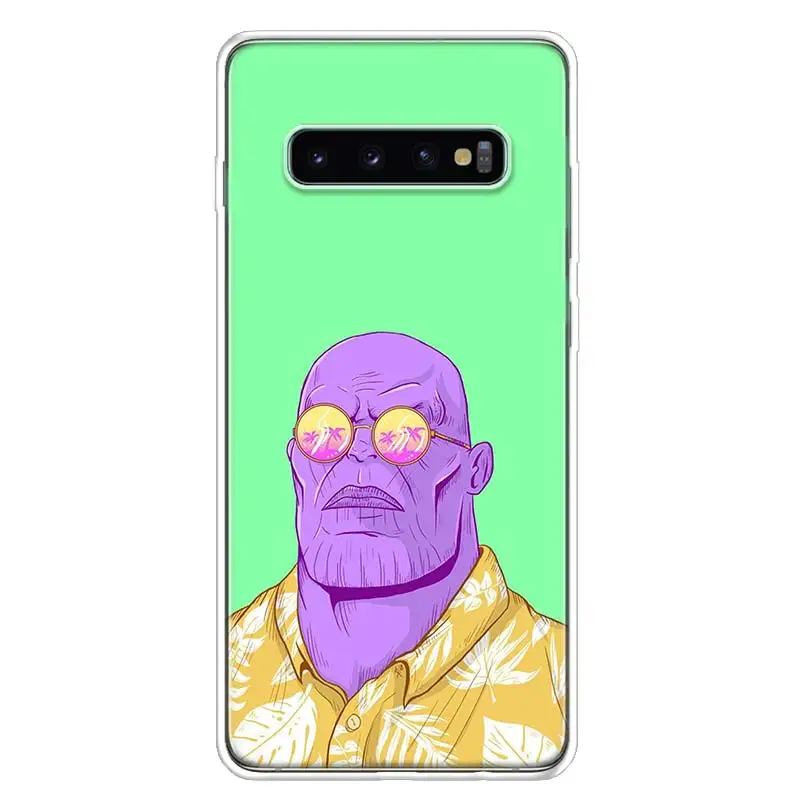 Thano Бесконечность перчатку крышка чехол для телефона для samsung Galaxy S10+ Note 10 9 8 S9 S8 J4 J6 J8 плюс S7 S6 корпус под плетенную сумку