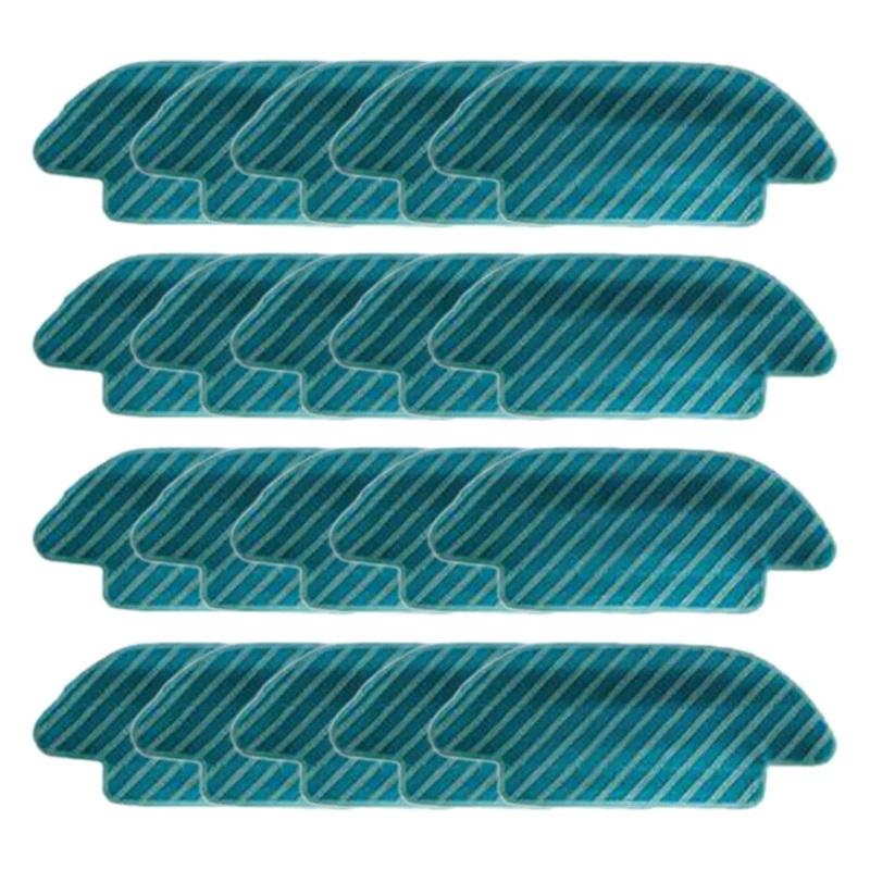 

20Pcs Replacement Washable Mop Cloth Rag for Cecotec Conga 4090 5090 Robot Vacuum Cleaner Cleaning Pad Accessories