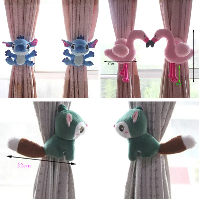 1 пара мультфильм милый аксессуар для штор плюшевые куклы Тоторо мешок хранения