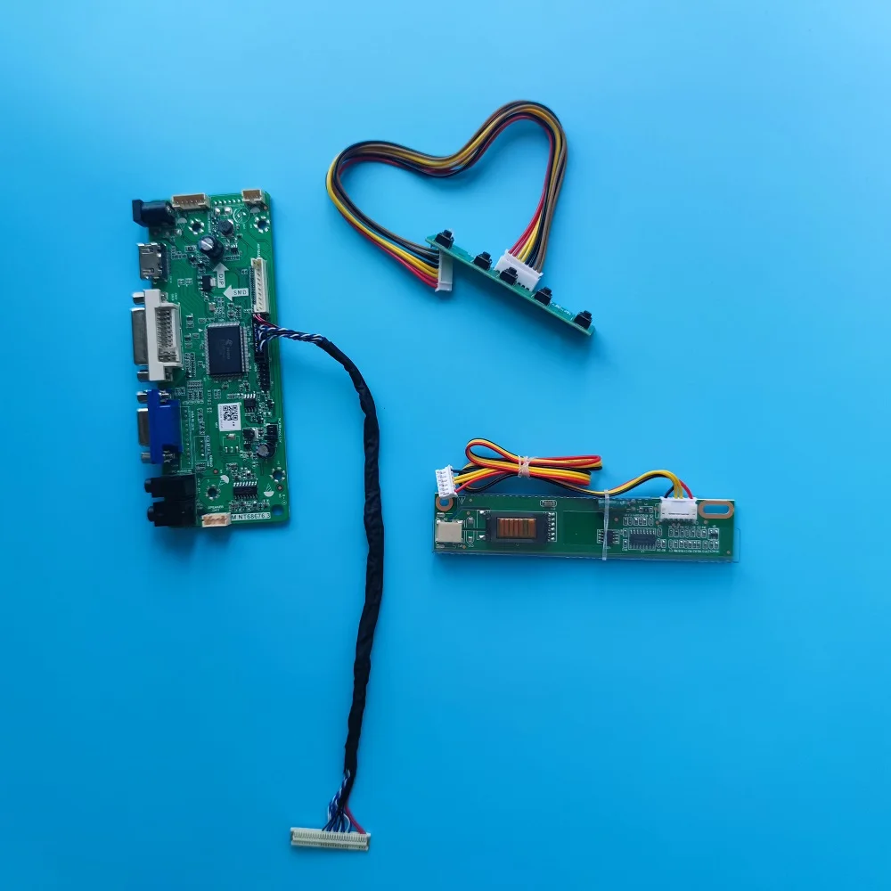 

Комплект для LP171WU1-TLA5/TLA3/TLA7/TLB1/TLB2/A4K4/A4K5 VGA сигнал 17,1 x "плата контроллера DVI панель дисплея 1 лампа LVDS