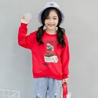 Детские толстовки для девочек, толстовки, зимний, осенний, бархатный плотный свитер для мальчиков, теплая детская футболка, куртка