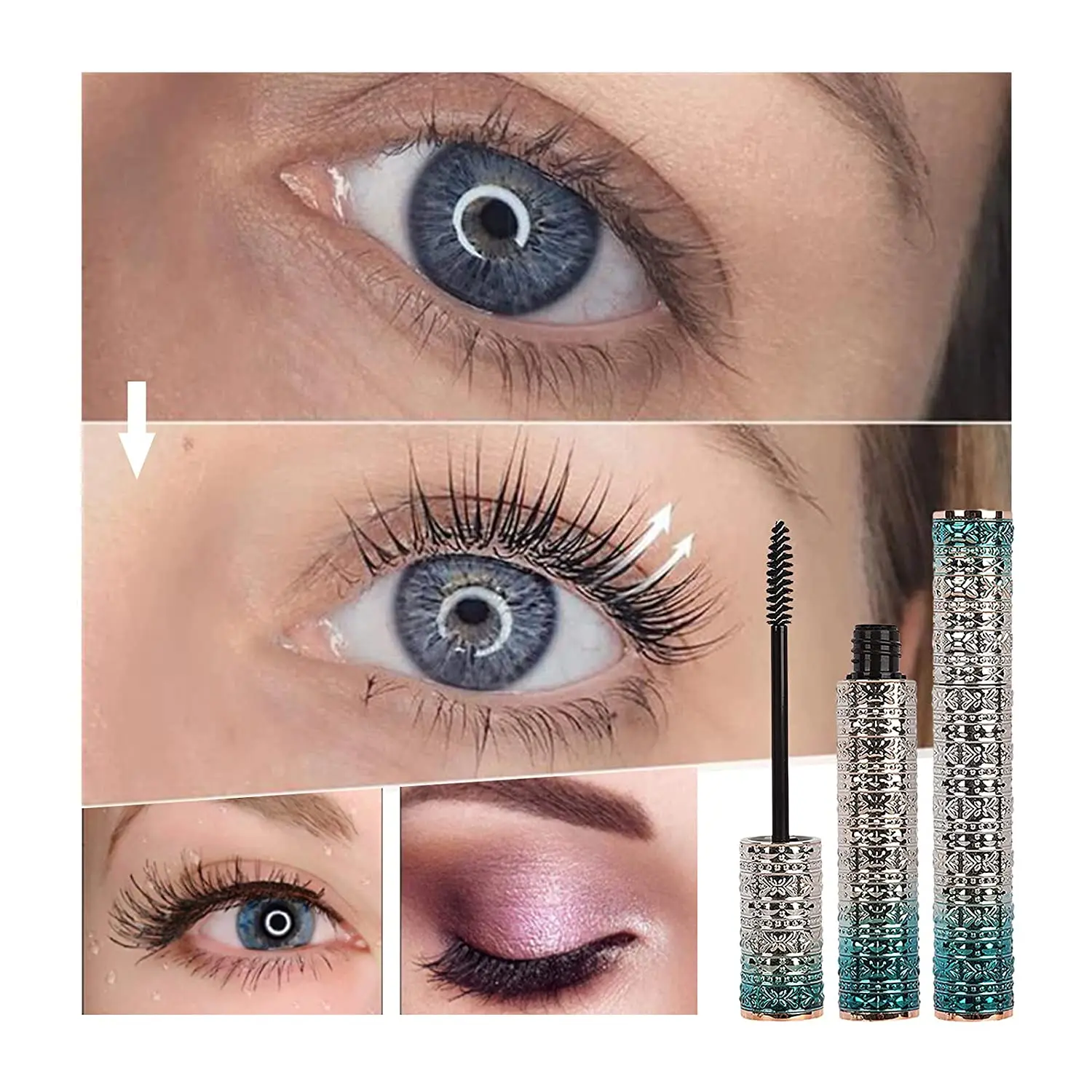 

Pearl Jade Mascara Waterproof Curling Mascara Silky Eyelashes Lengthening Eyelashes Long Lasting Mascara Eye Cosmetics Beauty