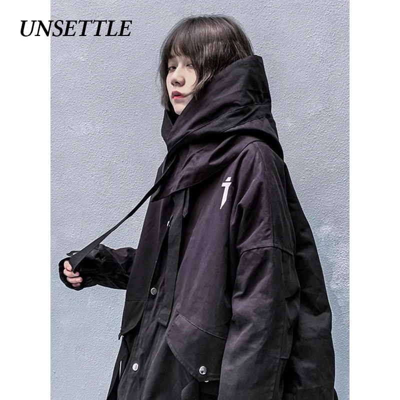 Зимняя куртка для мужчин Harajuku Японская уличная одежда женщин повседневная