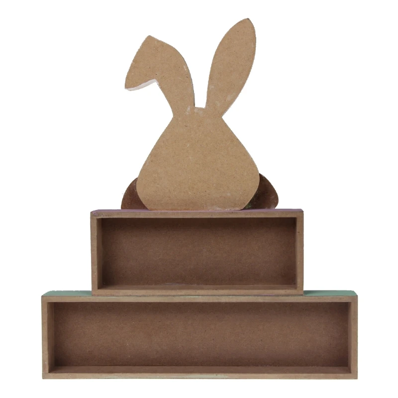 

Cute Rabbit Bunny Hide the Eggs Easter Decor Valentine's Day Wedding Ornament 517E