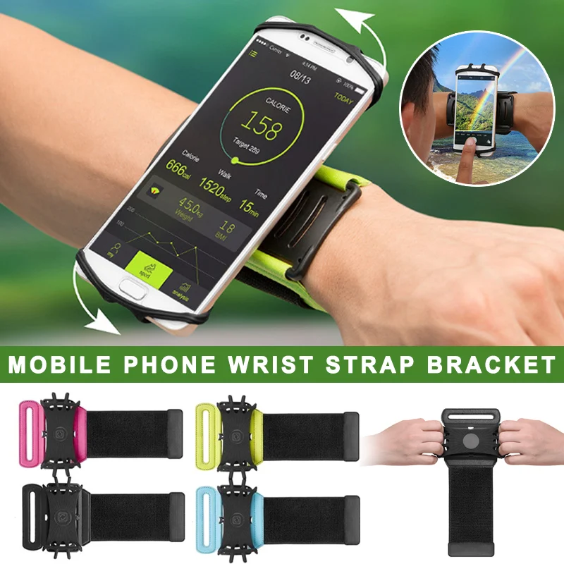 Ремешок на запястье для мобильного телефона держатель руку бега спортивное