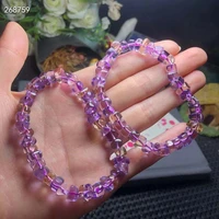 natural ametrine quartz purple bracelet women 8mm amethyst citrine clear oval beads brazil genuine aaaaa