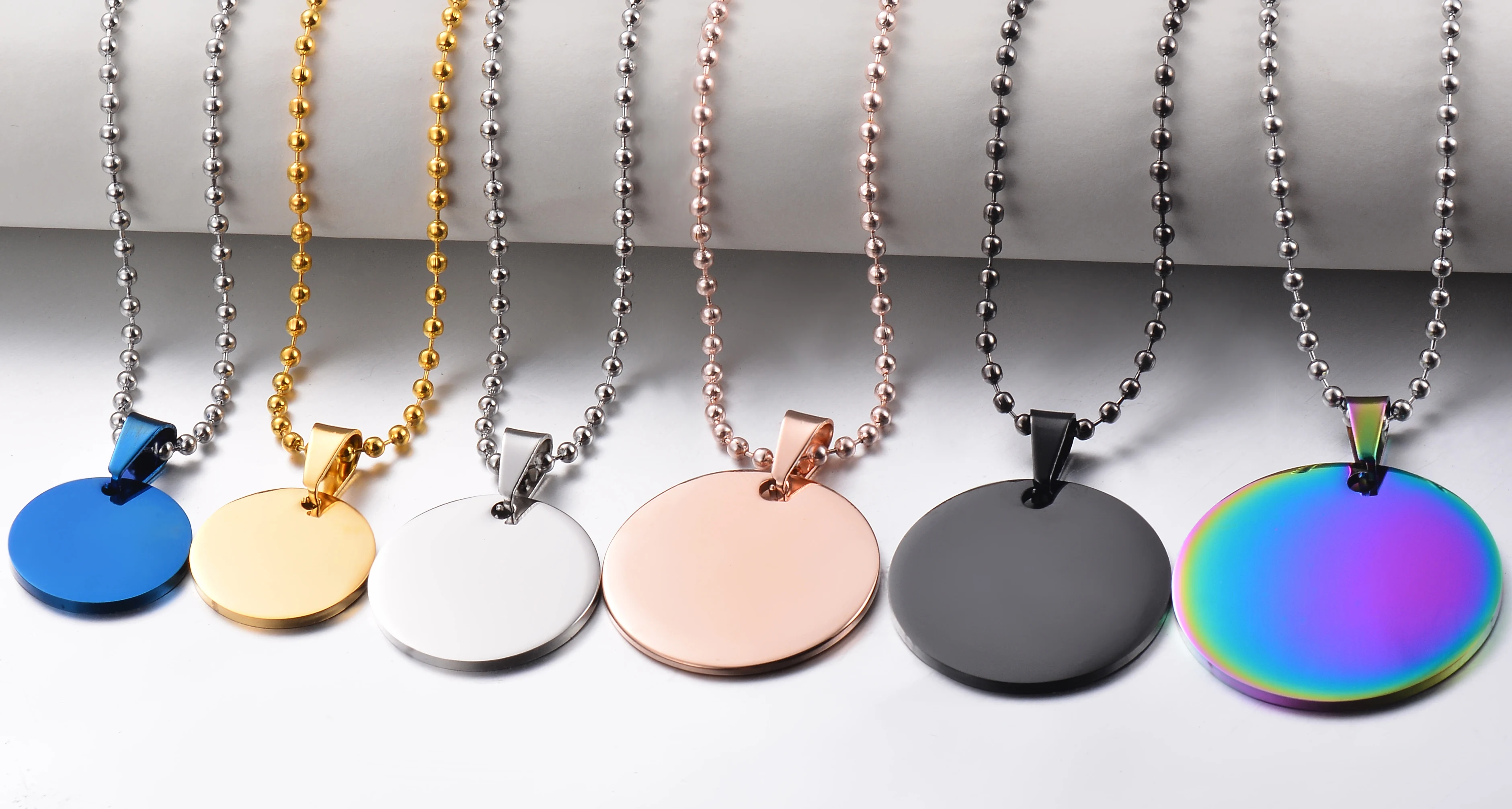 10 шт. круглые подвески в стиле милитари 6 цветов|Ожерелья с подвеской| |