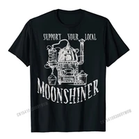 support your local moonshiner funny moonshine t shirt men slim fit t shirt for men cotton tees unique classic