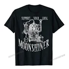 Забавная Мужская хлопковая футболка Support Your Local Moonshiner, Приталенная футболка для мужчин, классические футболки