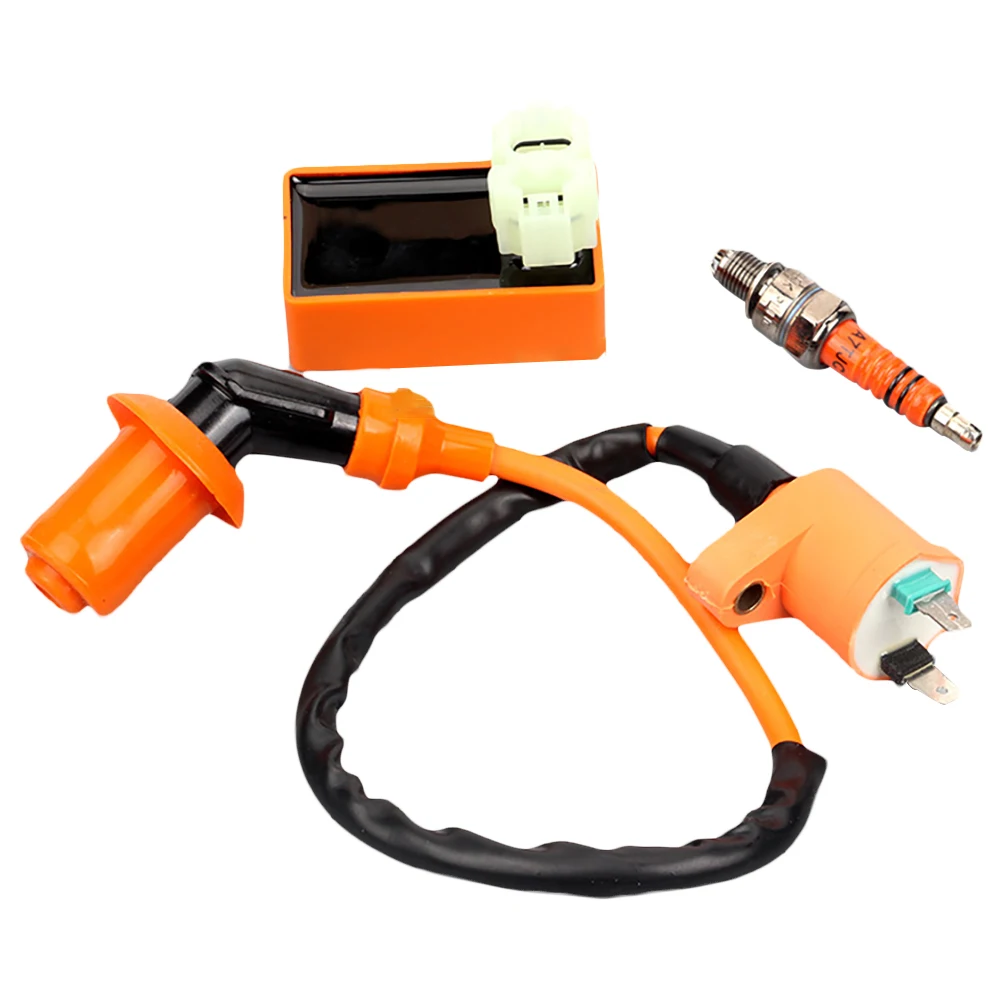 

Racing Ignition Coil Spark Plug CDI For Gy6 Scooter ATV TaoTao 50cc 125cc 150cc