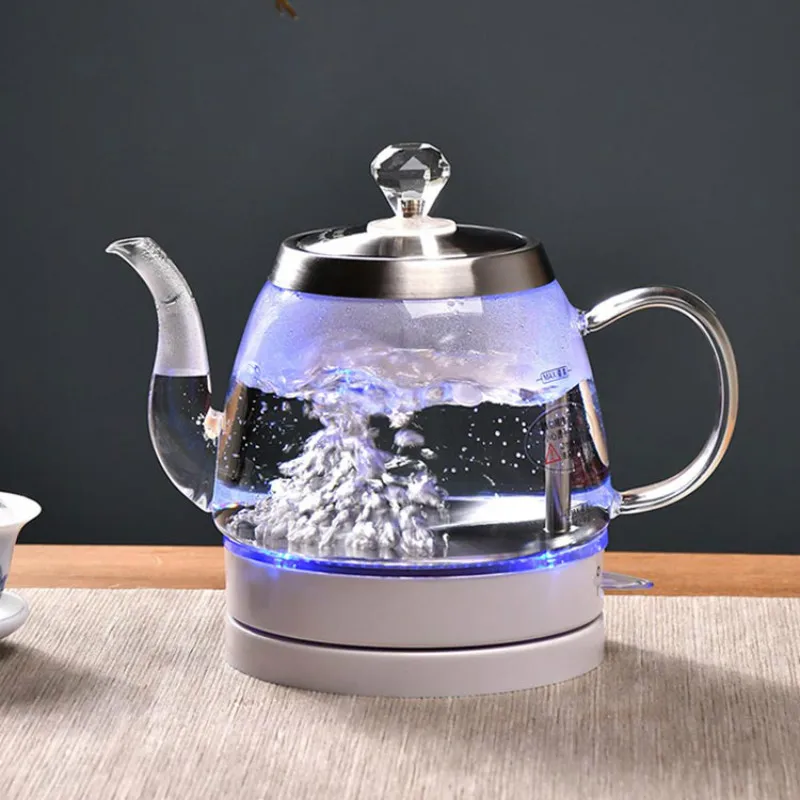 

Household Glass Kettle Small Teapot Transparent Electric Kettle Travel Portable Simple Waterkoker Kitchen Utensils EB50SH