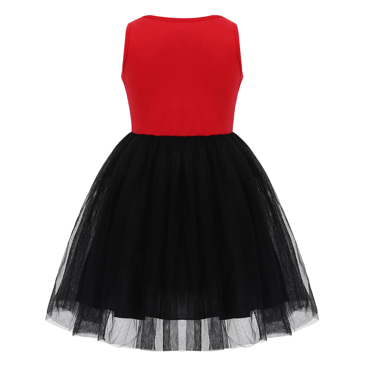 ChicTry Children Sleeveless Bowtie Mesh Tutu Dress Kids Halloween Cosplay Party Carnival Performance Outfit Girls Circus Costume |