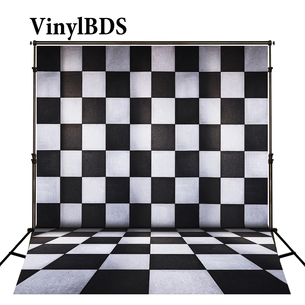 Винилбд фоны для фотосъемки новорожденных детей черно белые сетки Fondo Navidad