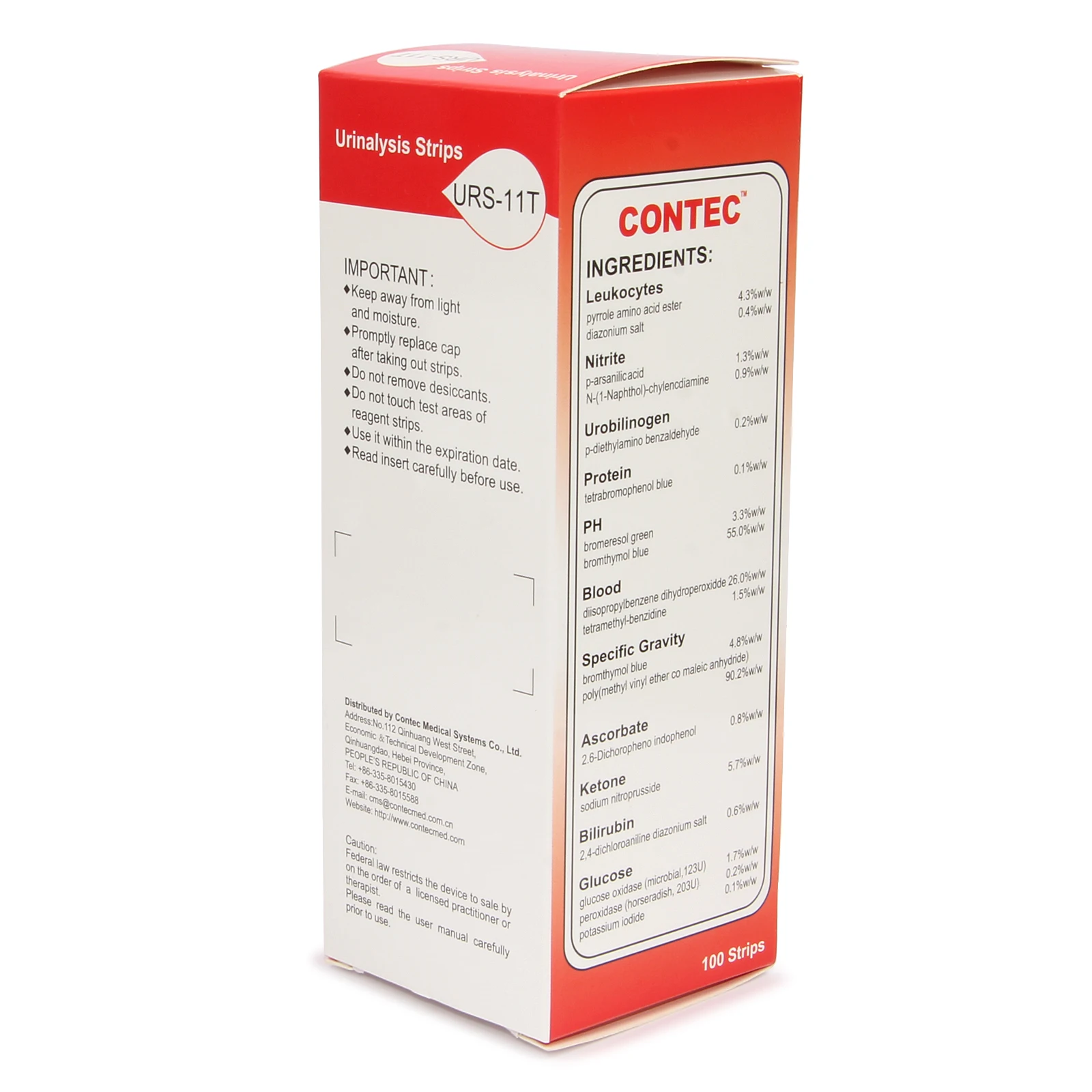 Из 2 предметов CONTEC 11 параметры тест-полоски Для BC401/BC401BT портативный анализатор
