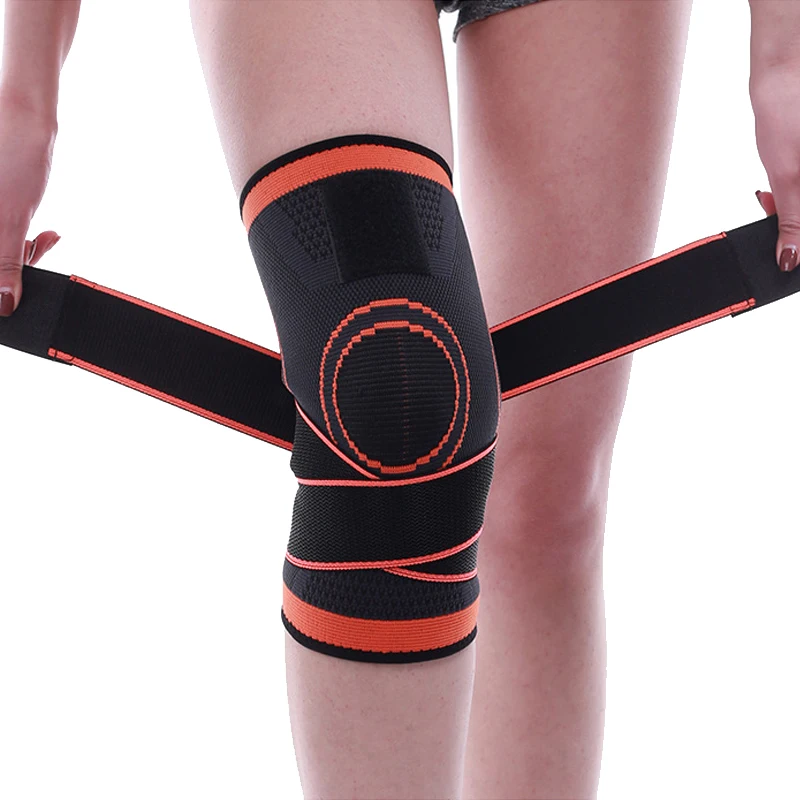 

1PCS Fitness Running Cycling Knee Support Braces Elastic Nylon Sport Compression Knee Pad Sleeve Basketball Cycling Safety