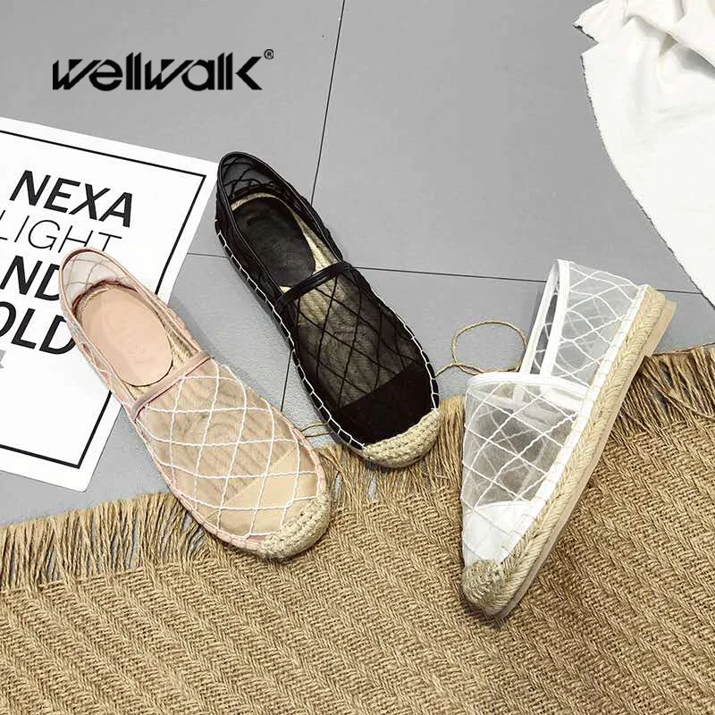 Эспадрильи женские водонепроницаемые мокасины обувь в стиле дерби с пеньковой