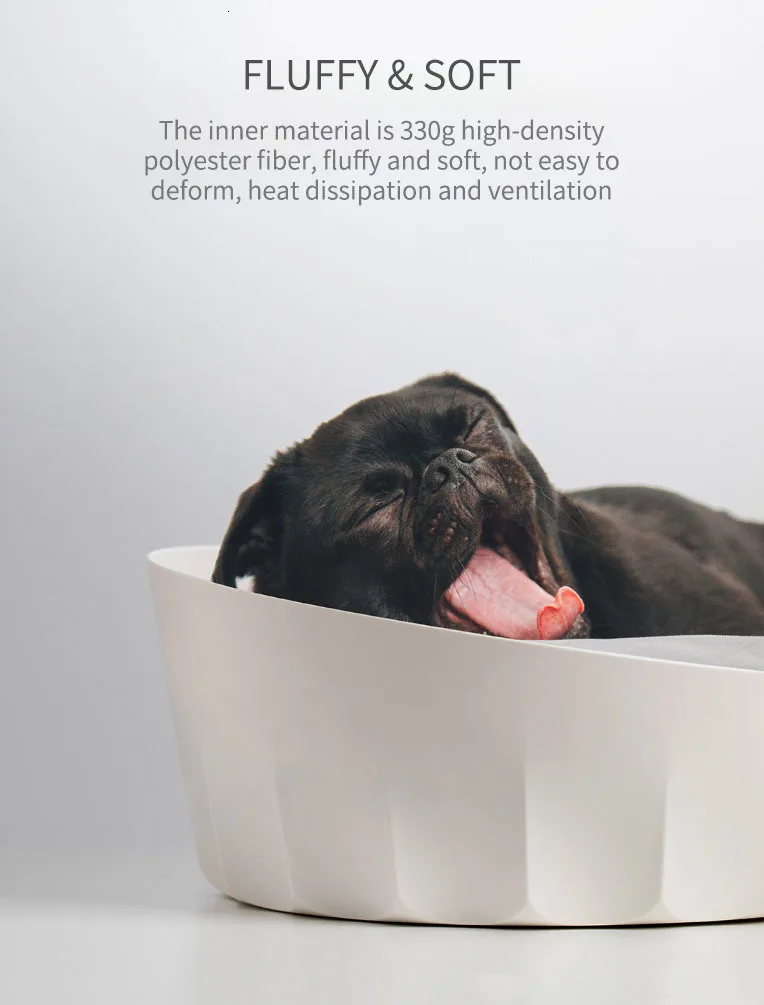 Xiaomi Jordan&judy Pet Nest Bed Round Easy To Disassemble Dogs Cats Net Bed With Soft Mat