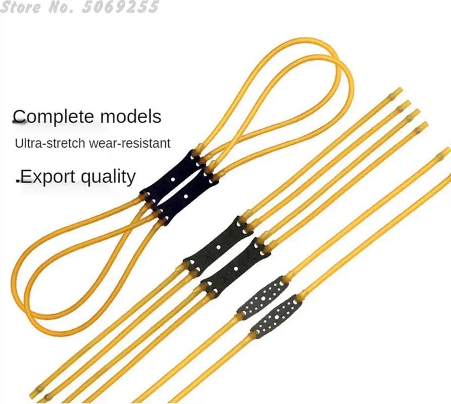 

5pcs Outdoor Slingshot Powerful Elastic Rubber Band Hunting Sports Catapult Kit Set Practical Slingshots Rubber Band
