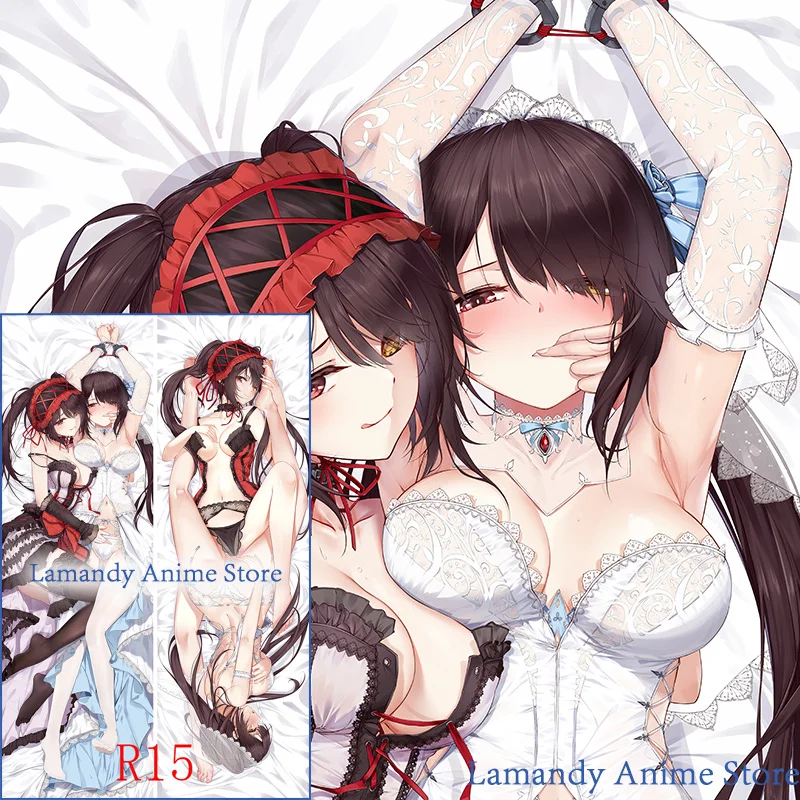 

Двусторонняя наволочка Dakimakura Anime Tokisaki Kurumi Date A Live, наволочка в натуральную величину