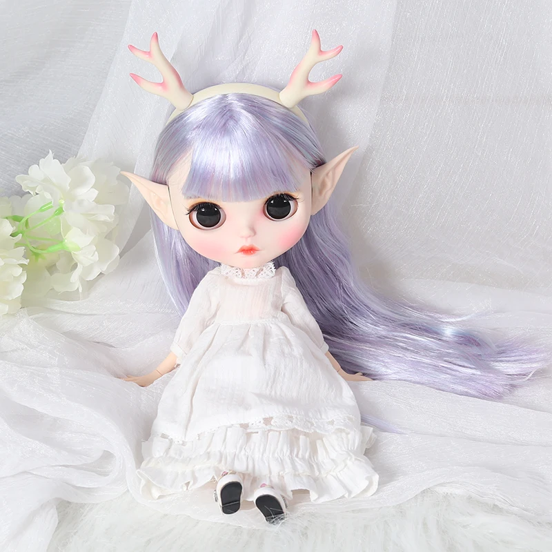 ICY factory blyth кукла на заказ кукла 1/6 bjd белая кожа суставное тело, новое матовое лицо открытый рот закрытые глаза
