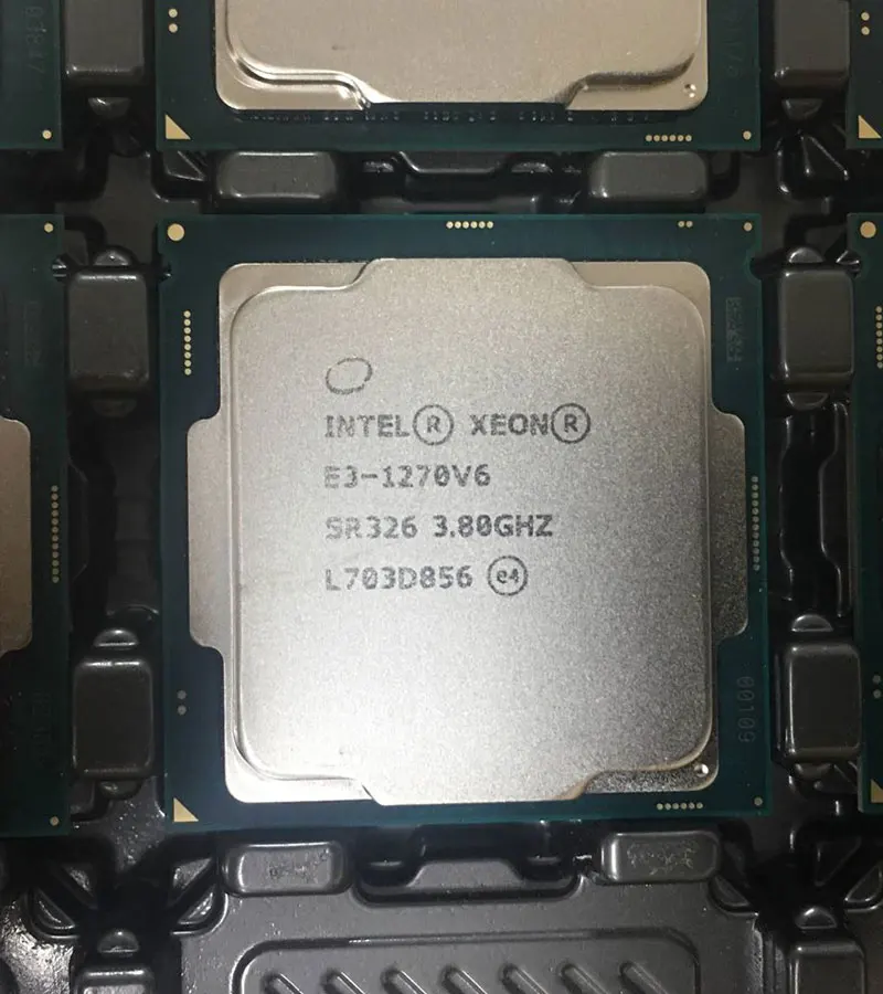 Процессор Intel Xeon V6 3 8 ГГц м 4 ядра потоков процессор LGA1151|Компьютерные кабели и
