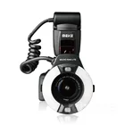 Кольцевая вспышка Meike MK-14EXT ETTL для макросъемки, вспомогательная лампа для Canon 1100D 550D 5D Mark II 5D Mark III 5D Mark IV 70D 450D 550D 650D