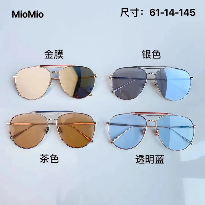 

korea New Brand MIOMIO Men Polarized Sunglasses 4 Colors Metal Frame UV400 Male Driving Glasses With Original box