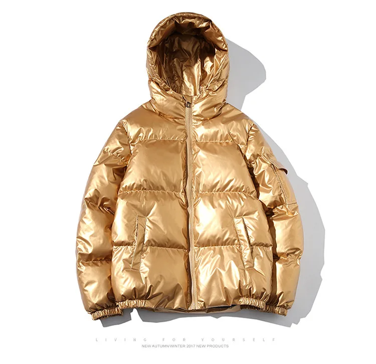 Men's Hooded Plush Fashion Warm Zip Up Jacket Cotton Clothes Coat Mens Cotton Jackets