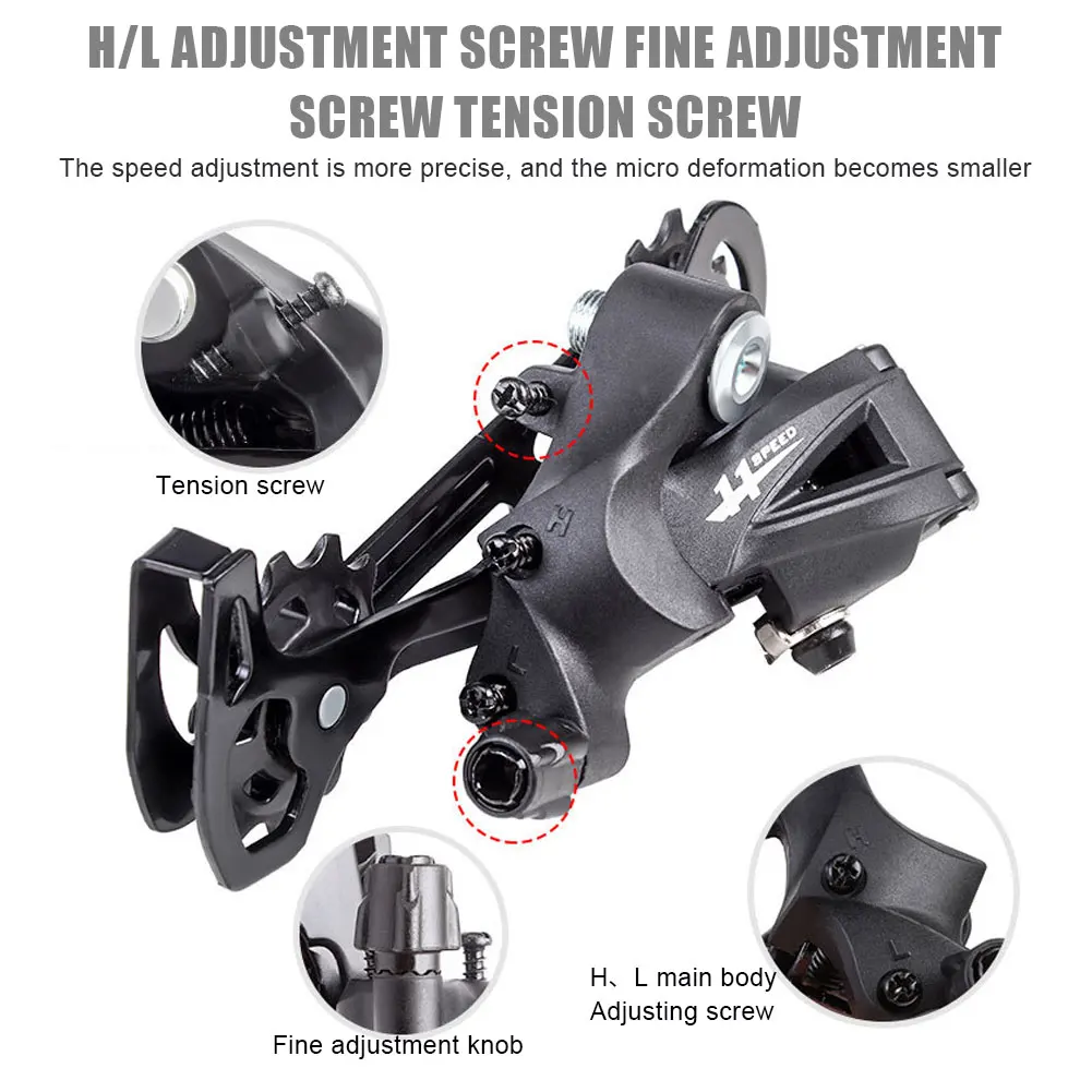 

Bicycle Transmission Mountain Bike Rear Derailleur 7/8/9/10/11 Speed Fit Shimano Transmission System Accessories Pull Back