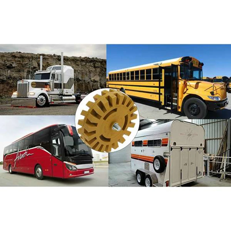 Инструмент для удаления наклеек резиновый ластик колесо с адаптером сверла 4