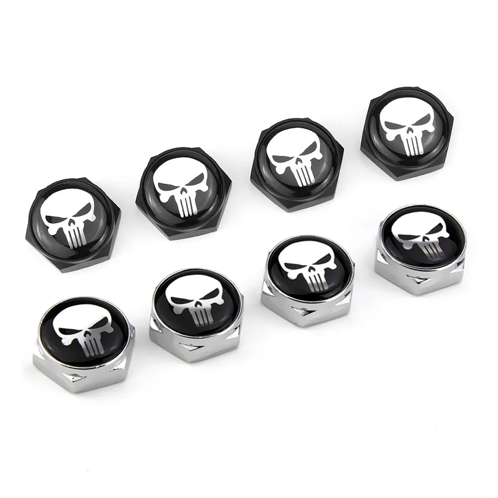 Auto Accessories License Plate Screws Modified Personality Screw Skull Fit | Автомобили и мотоциклы