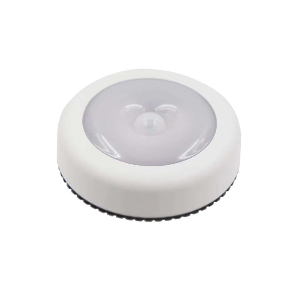 6 led pir датчик движения светильник на батарейках бытовой аварийный портативный