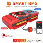 DALY LiFePO4 Smart BMS 4S 8S 12S 16S 24S 32S 200A 250A 300A 500A с Bluetooth CAN LCD дисплей UART для 12В 24В 48В комплектов
