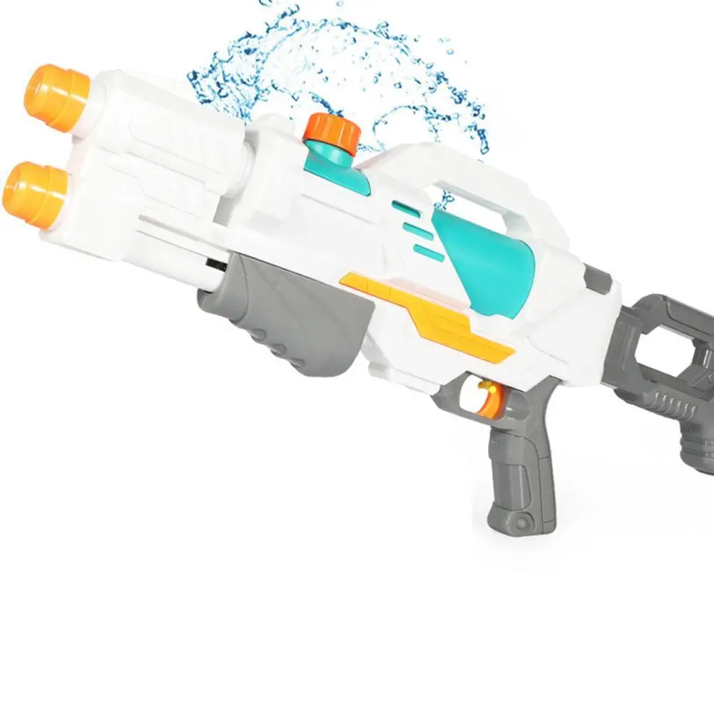 

Space Water Gun Toy Children's Spray Gun Suction High Summer Water Summer Water Game Oversized Gun Toy Pressure Spray Blue F9J3