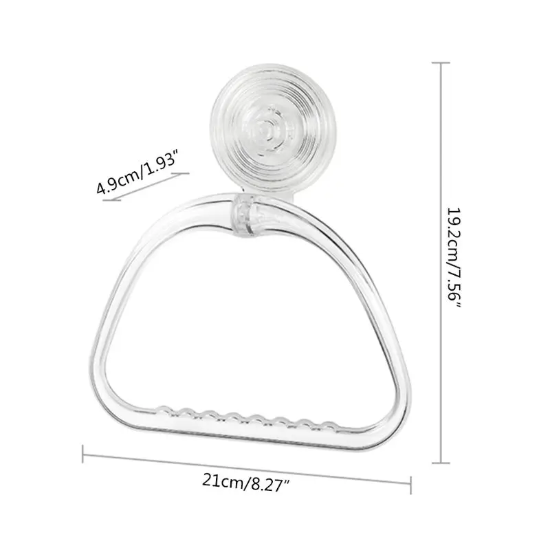 

Wall Mounted Towel Ring Towel rack Holder Hanger D Shaped Rack Shelf Bathroom Accessories Hanging towel