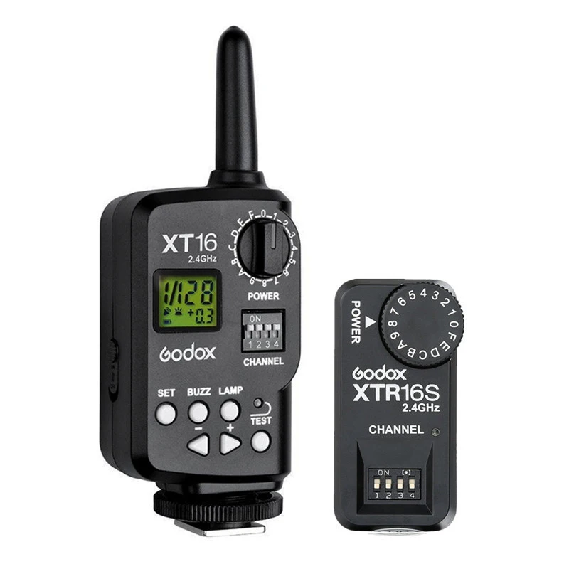 Godox XT 16S 2 4G беспроводной пульт дистанционного управления вспышкой триггер + XTR 16