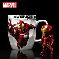 disney mark cup marvel revenge league captain america iron man spiderman ceramic cup large capacity coffee cup milk cup