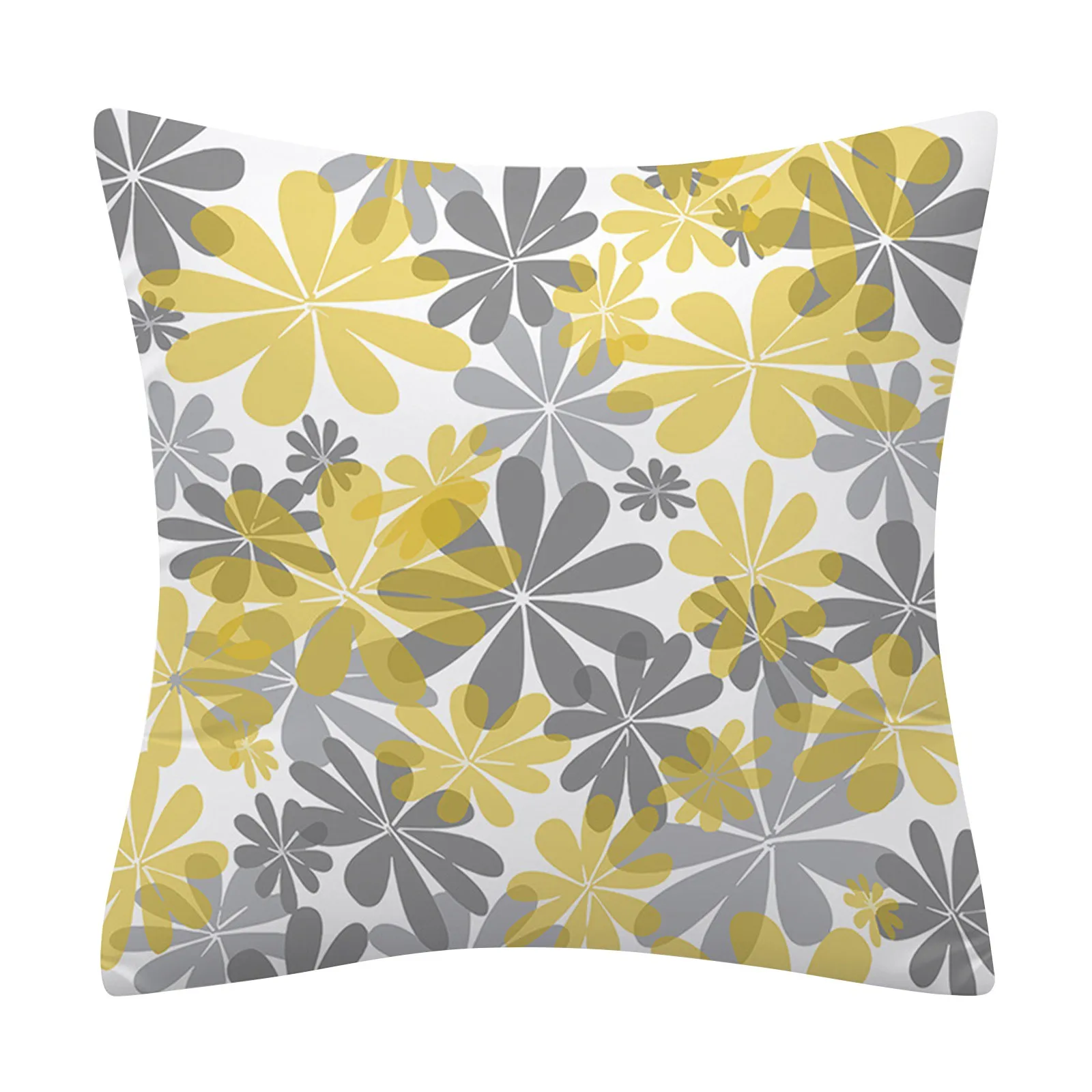 Чехлы для подушек с изображением цветов льняные диванных домашний декор