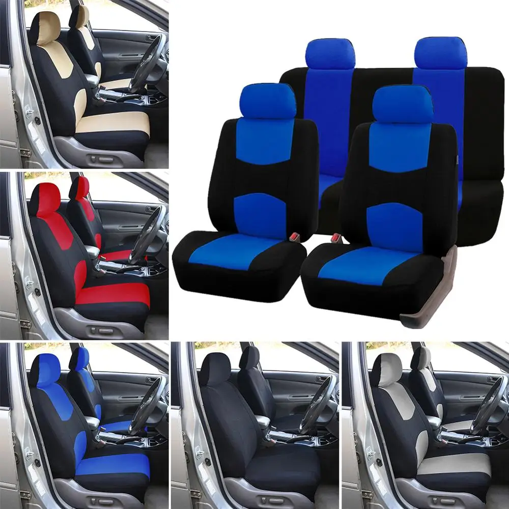 

2020 Top Car Seat Covers 9pcs Universal Auto Protect Covers Automotive Protect Seat Cushion Cover Car Wholesale Quick Delivery