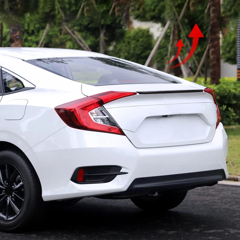 Автомобильный глянцевый черный окрашенный задний спойлер для багажника задняя