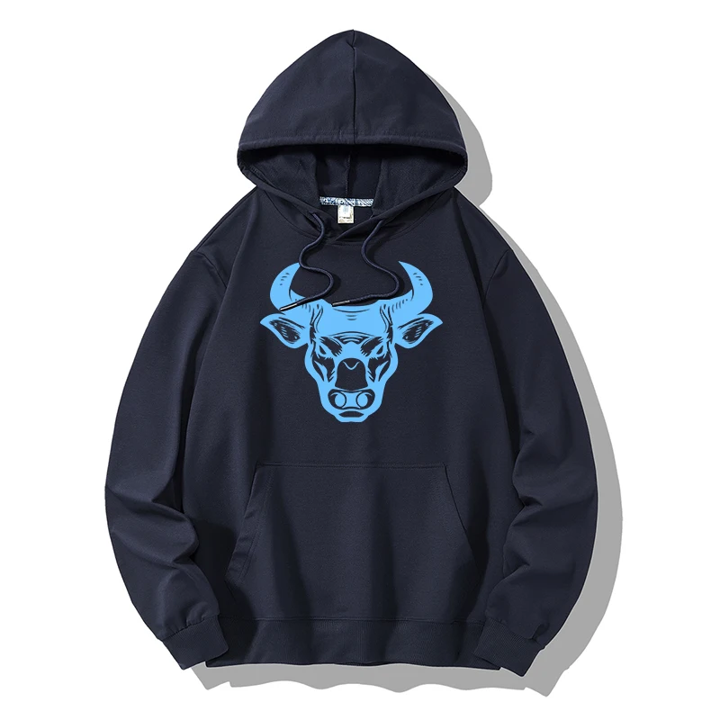 

Bull Head Pattern Pullover Hoodie Men Fashion Japan Hoodies Streetwear Itachi 2021autumn Winter Sweatshirtmanga Hub Hoodie